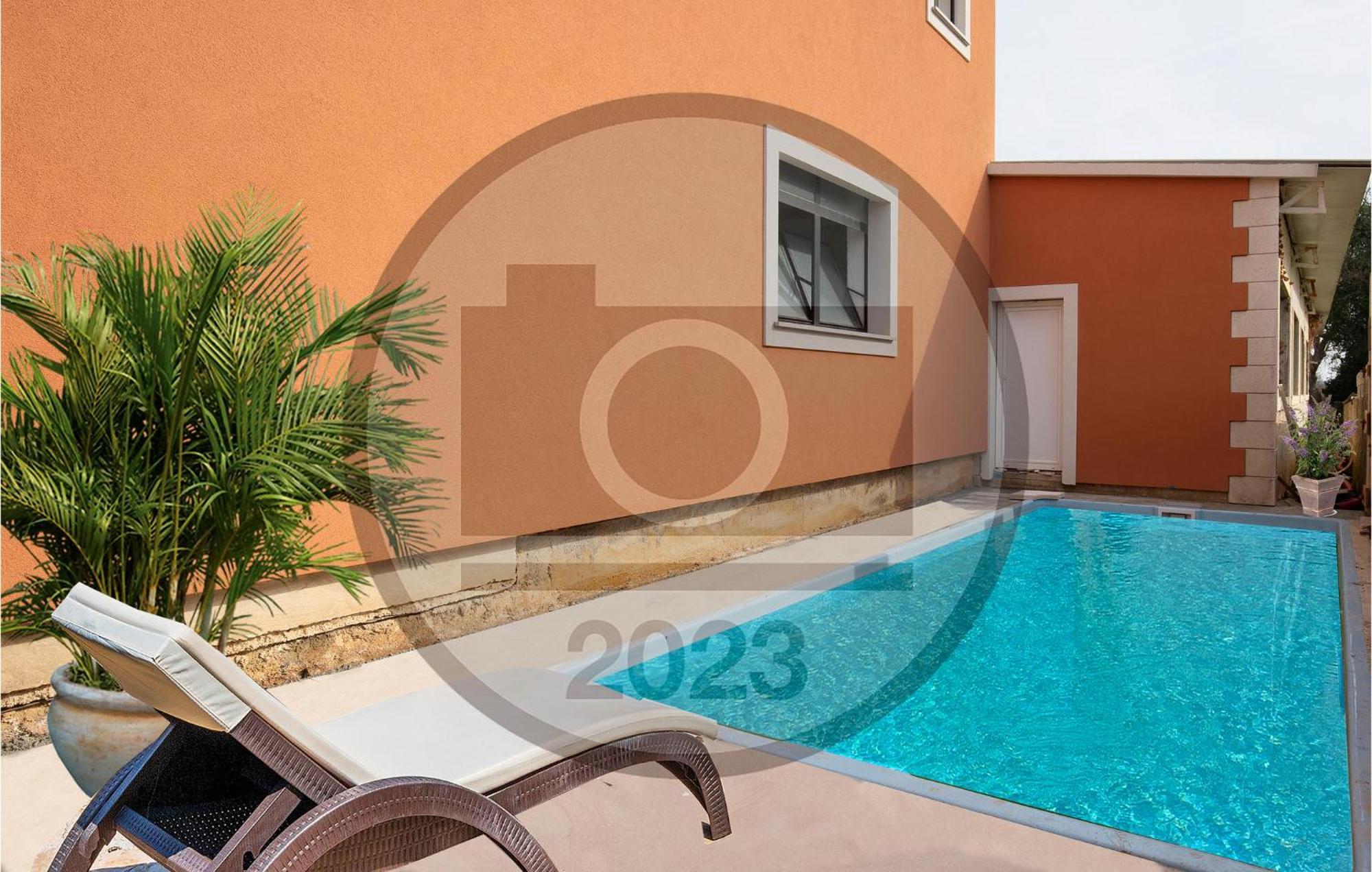 Lovely Home In Sisan With Outdoor Swimming Pool Exterior photo